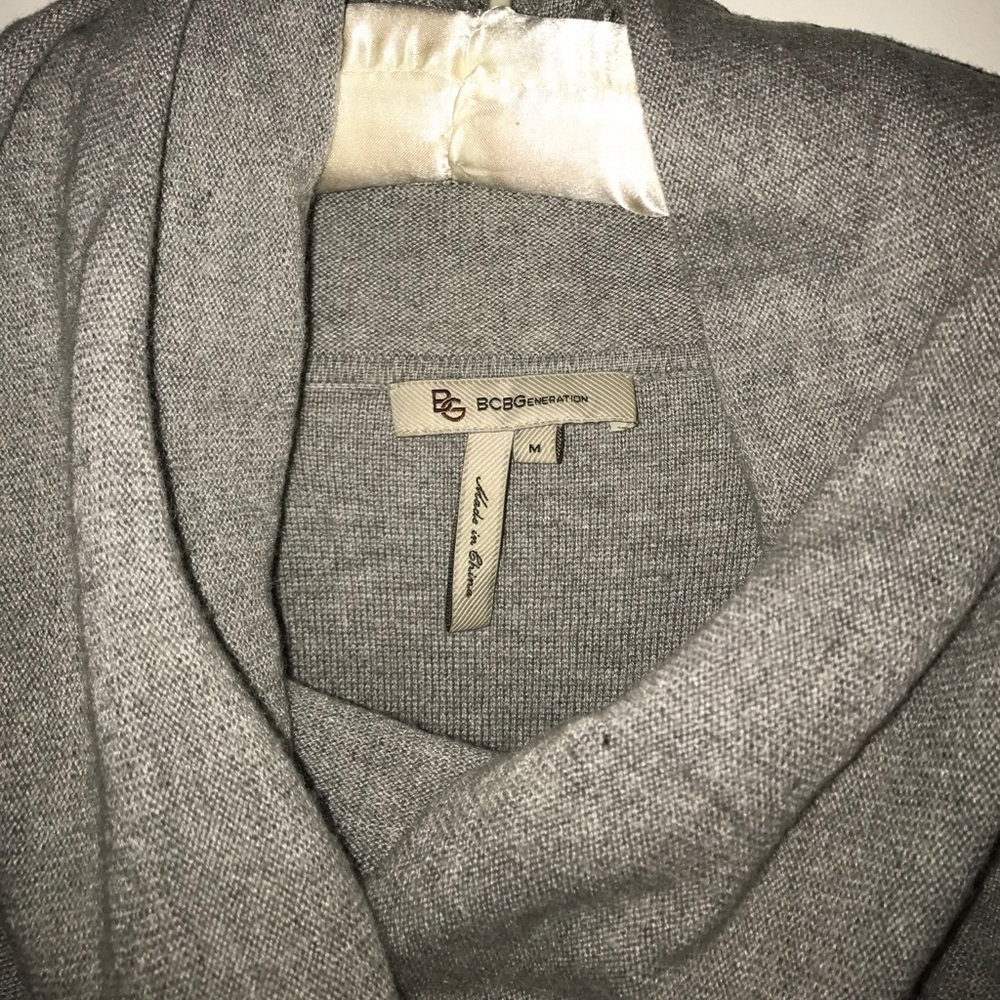 BCBG Grey Sweater Dress - Picture 2 of 5