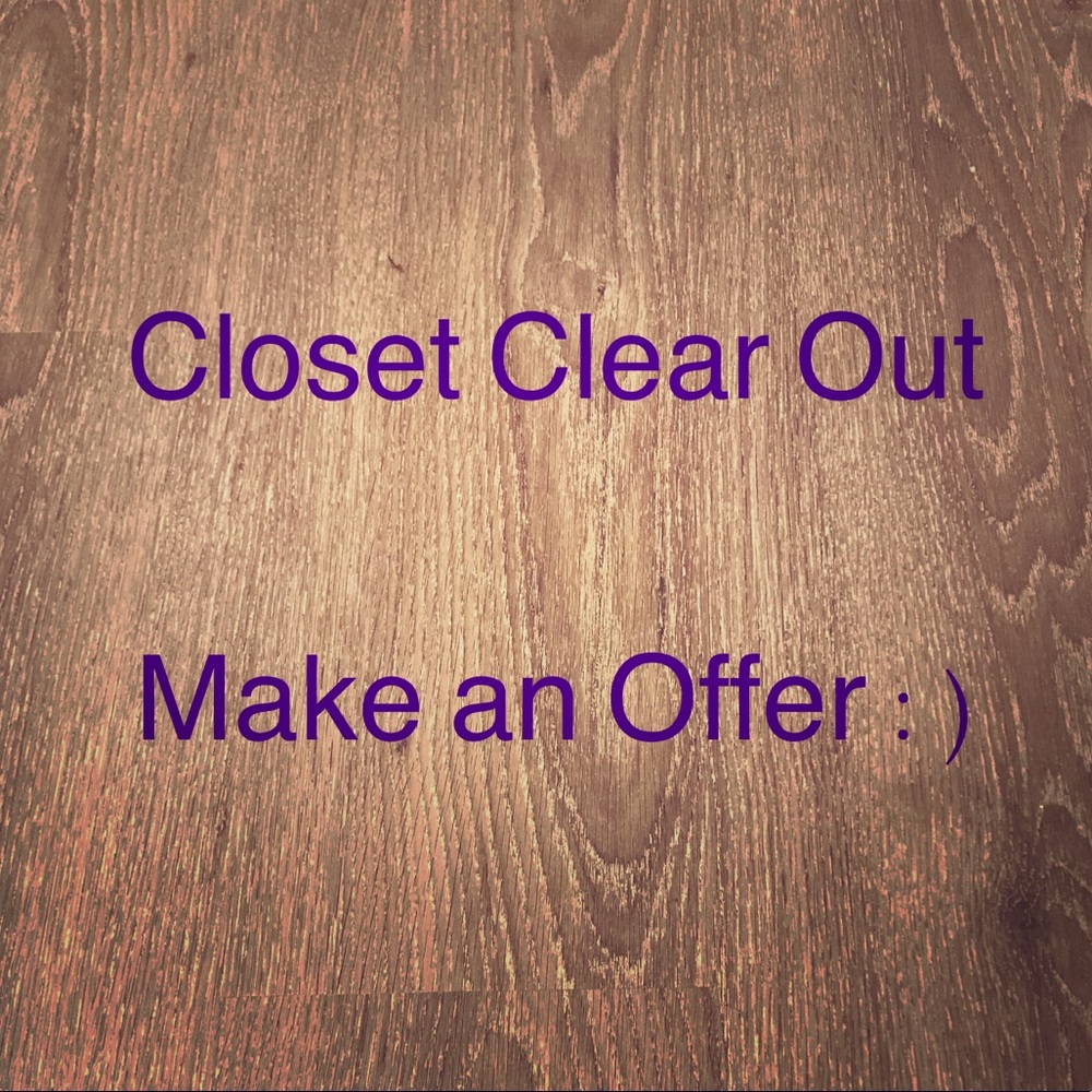 Closet clear out
