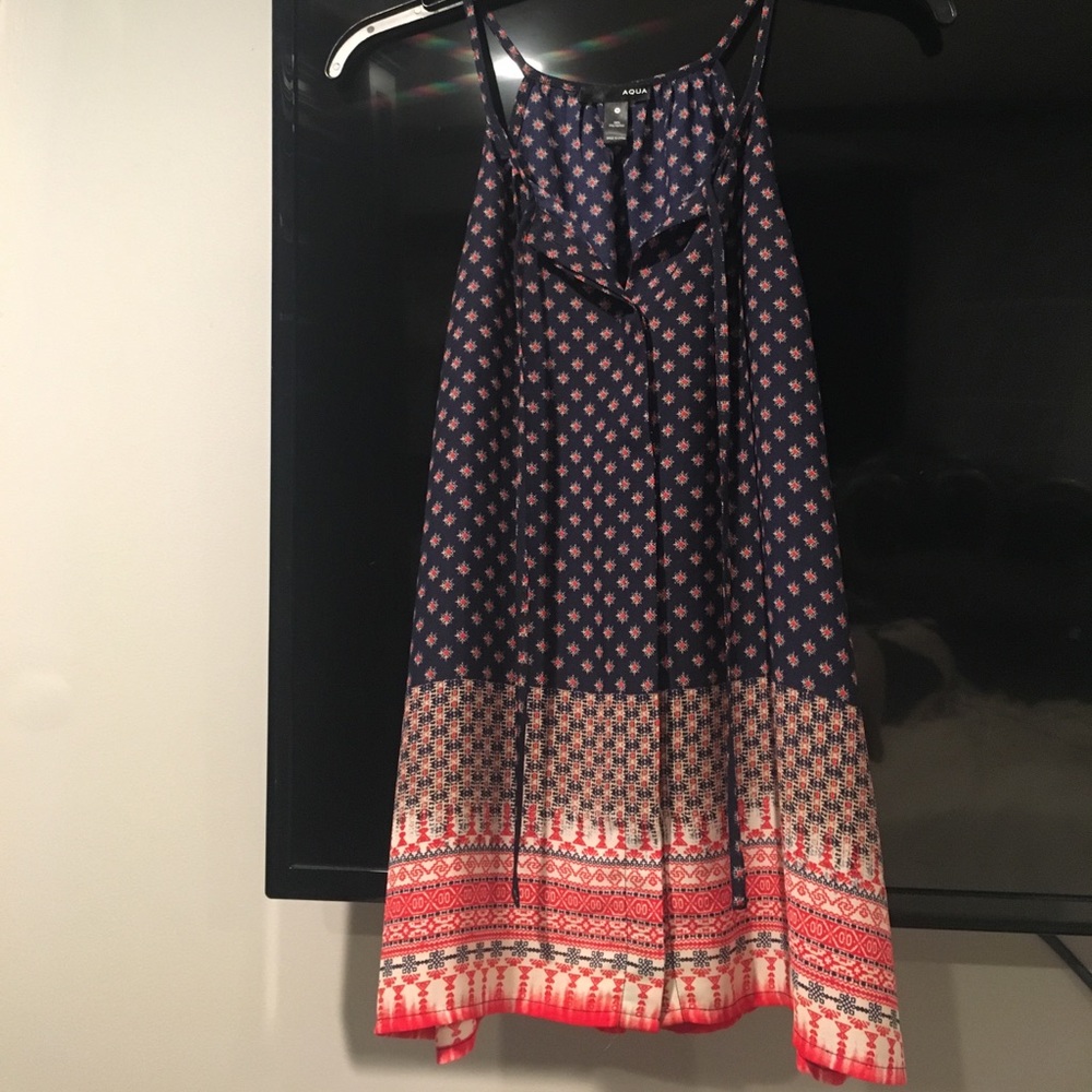 Aqua by Bloomingdale's printed top