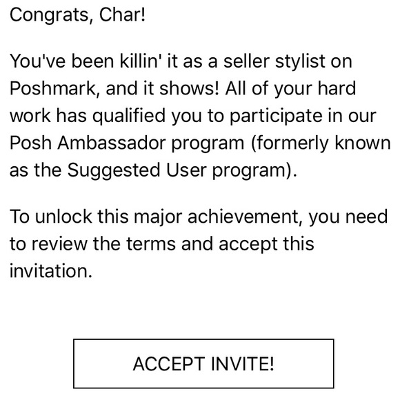 🎉🎉 POSH AMBASSADOR 🎉🎉 - Picture 2 of 4