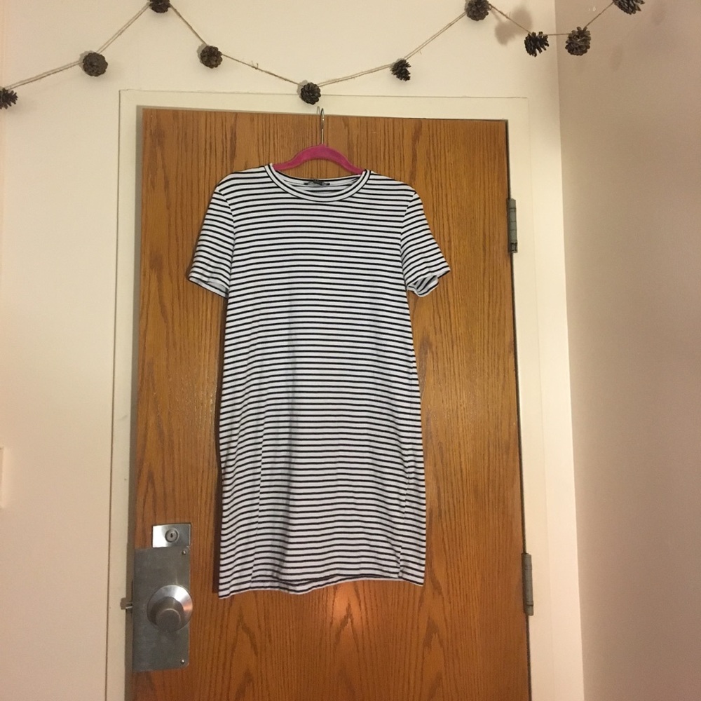 Black and White Shirt Dress