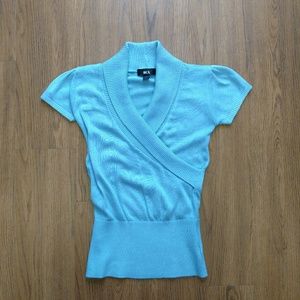 BCX Teal Blue Sweater Shirt - Small