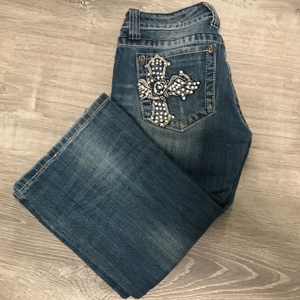 Miss Me boot cut style jeans