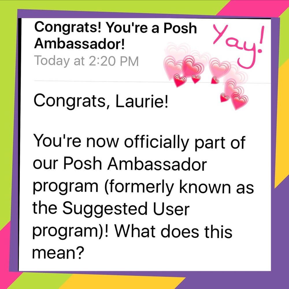 I'm a Posh Ambassador!