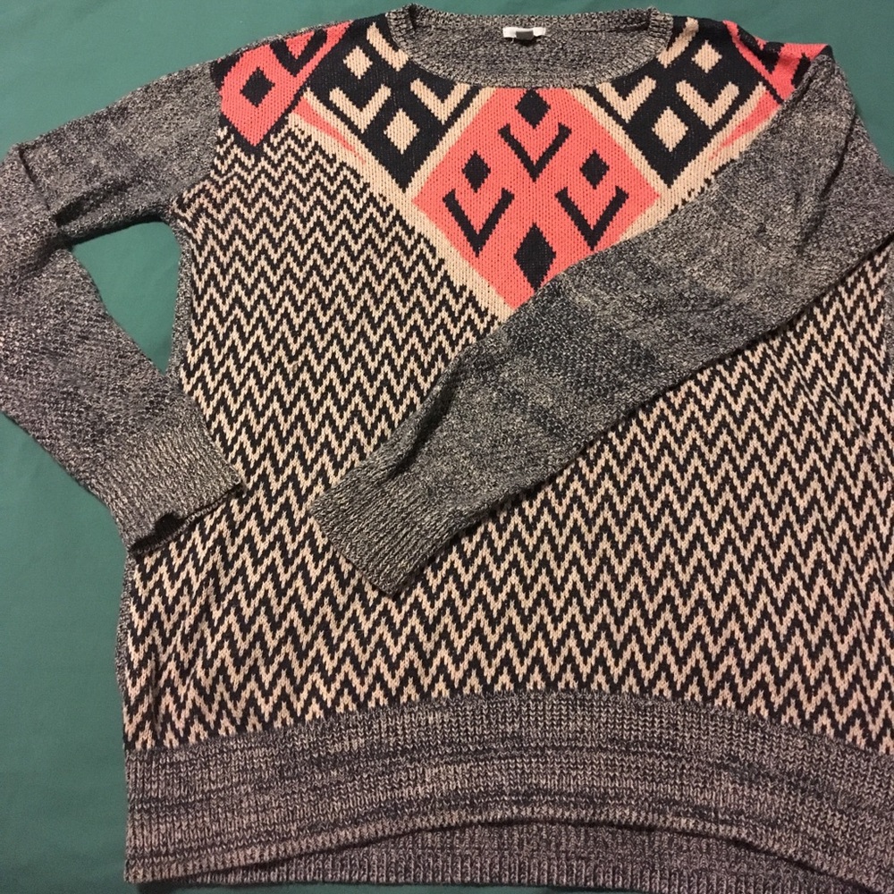 Ecote urban outfitters diamond printed sweater