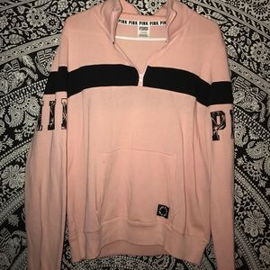 VS PINK Quarter Zip Pullover
