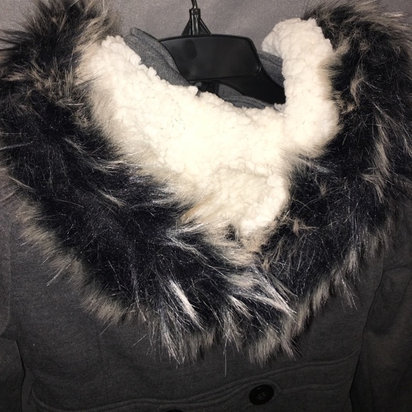 NWT Me Jane Cloth Jacket with Detachable Hood - Picture 3 of 8