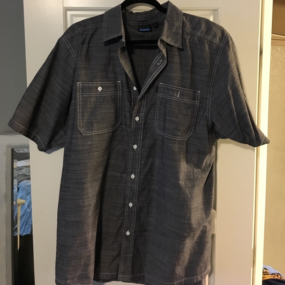 Kavu short sleeve chambray shirt