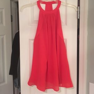 Salmon pink halter top sz 10