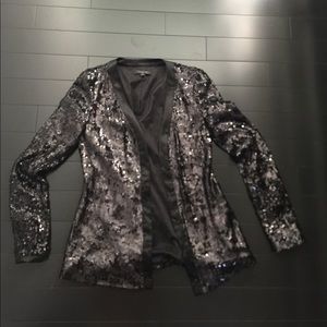 Reachel Zoe black sequin blazer Reachel Zoe black sequin blazer