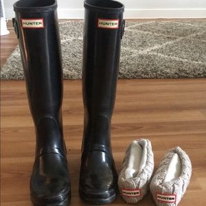 Black Hunter Rain Boots