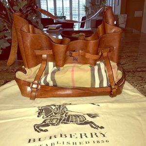 Burberry Large Hobo Handbag