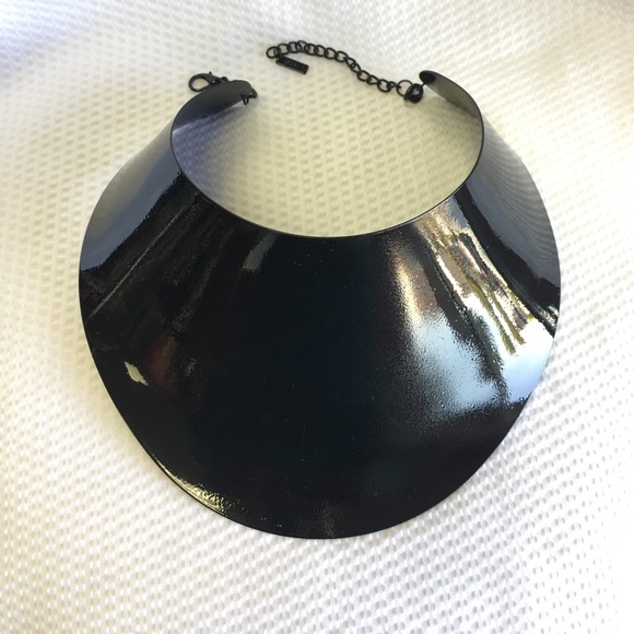 Chunky Metal Choker Necklace - Picture 3 of 6