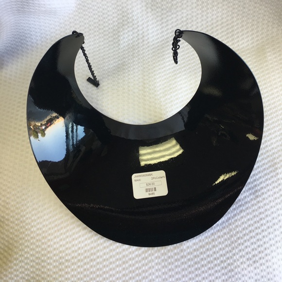 Chunky Metal Choker Necklace - Picture 5 of 6