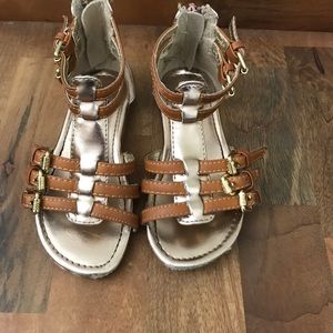 Girls gladiator sandal size 7