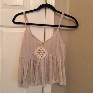 Cream Crop Top by Free People