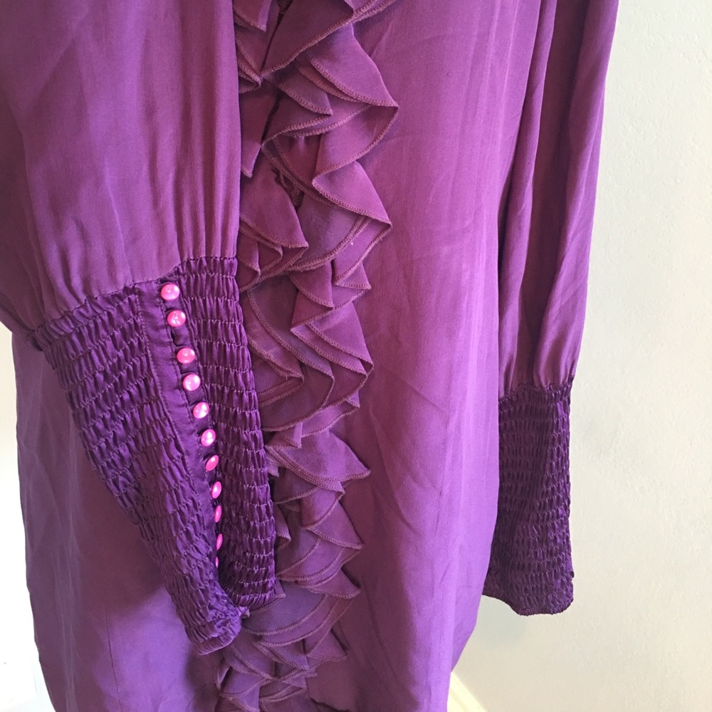 Gorgeous Silk Ruffle Dress