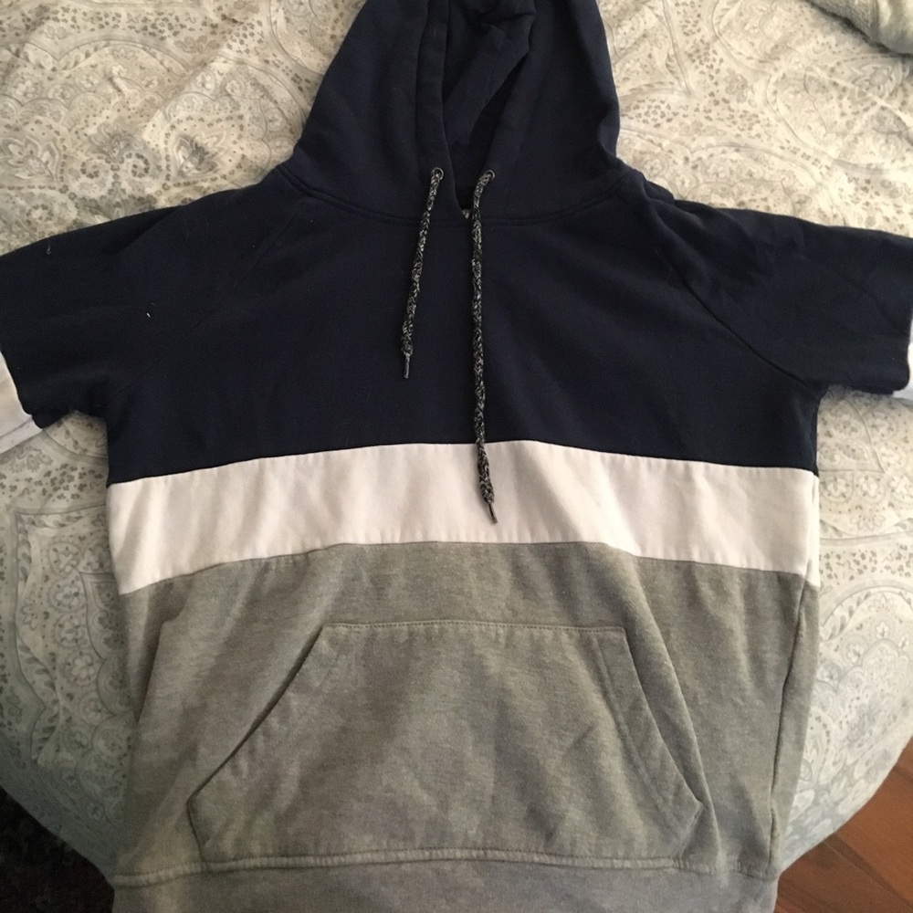Tri-color hoodie