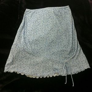 Baby blue skirt EUC juniors XL