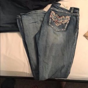 Boot cut jeans