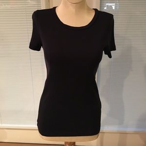 Navy blue J Crew fitted tee