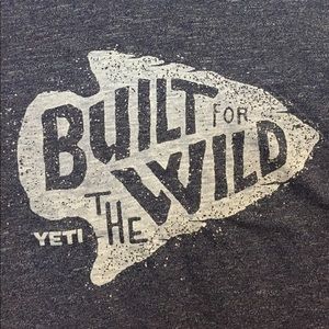YETI arrowhead tee.