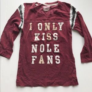 Pink Victoria's Secret FSU top