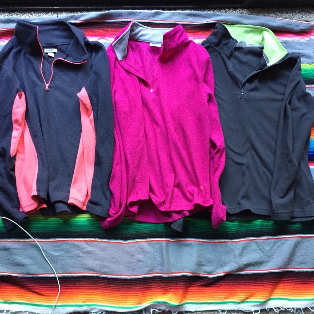 3 for 8$ Half zip pullover sweaters