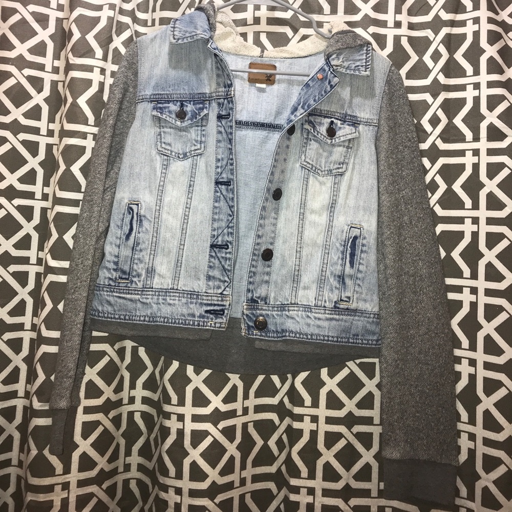 AE Sweater Lined Jean Jacket