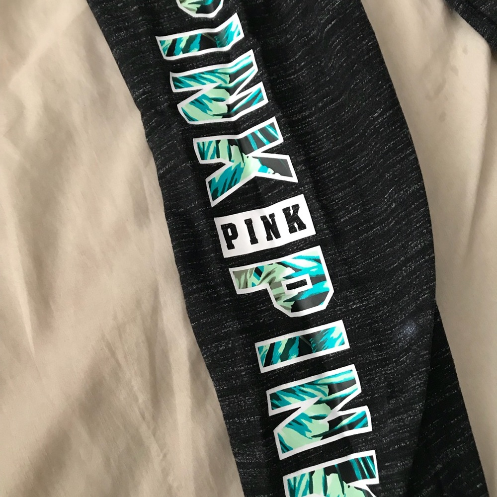 ❌ Sold on Mercari ❌PINK Tropical Print Sweatpants