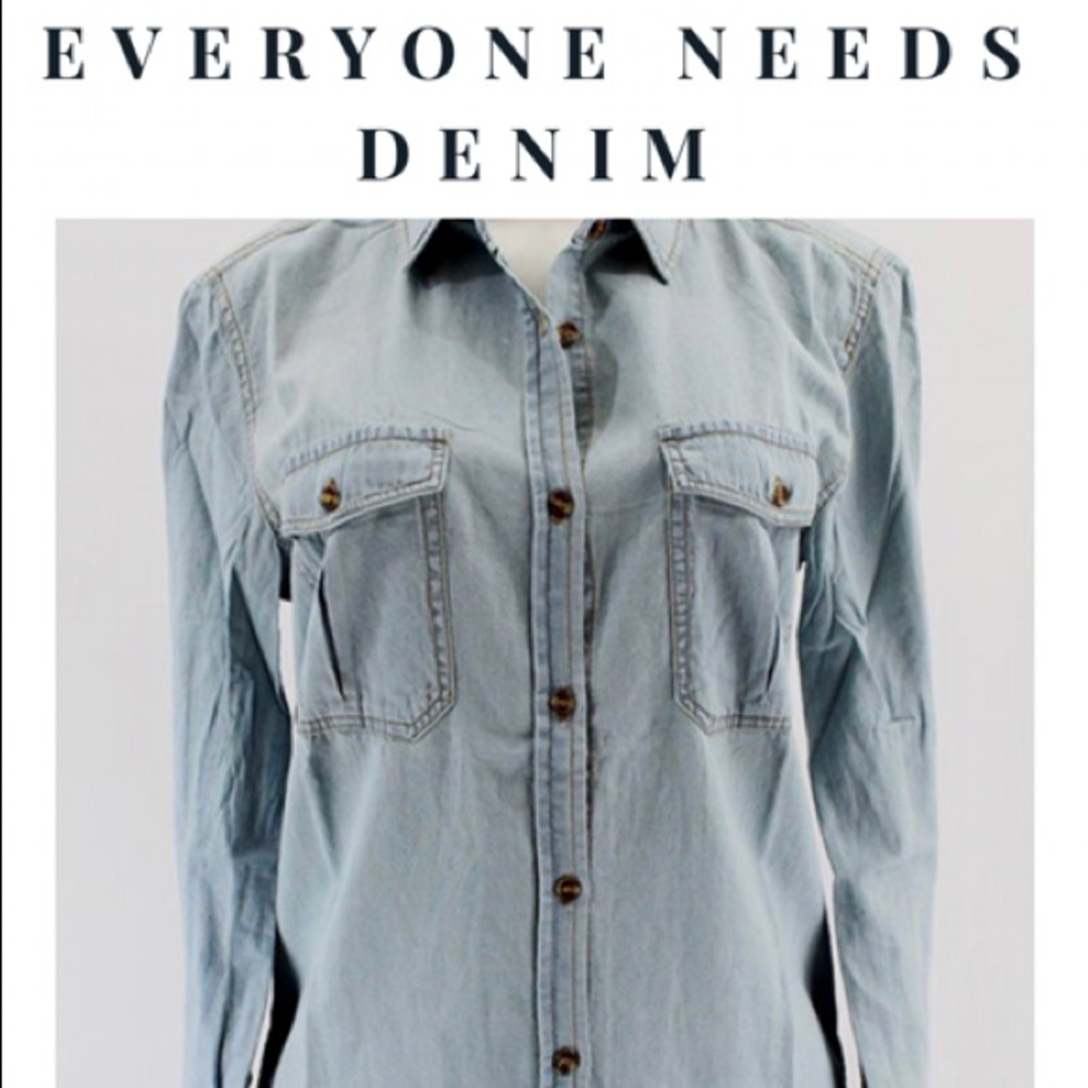 Every Girls Fall Staple- DENIM SHIRT