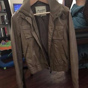 American Eagle leather jacket