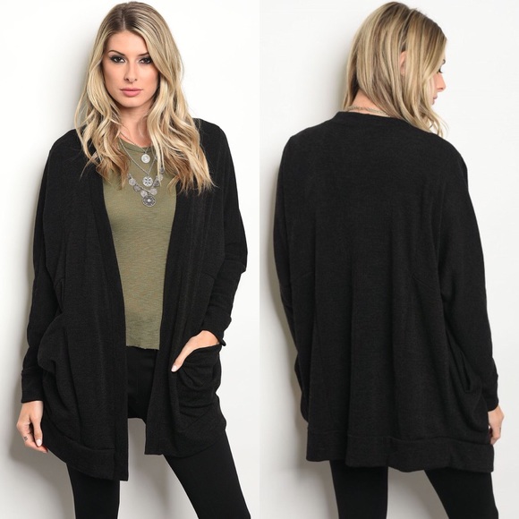 | COZY OVERSIZED CARDIGAN | - Picture 3 of 6