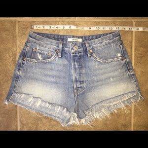❌SOLD ❌ GRLFRND Denim Cindy High Rise Shorts 26