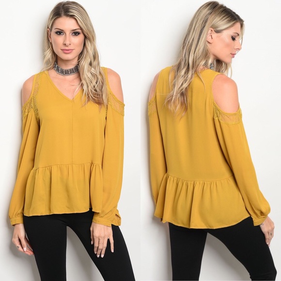 | LACE x COLD SHOULDER TOP | - Picture 3 of 5