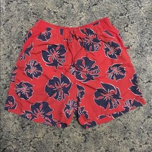 St. John's Bay floral swim trunks