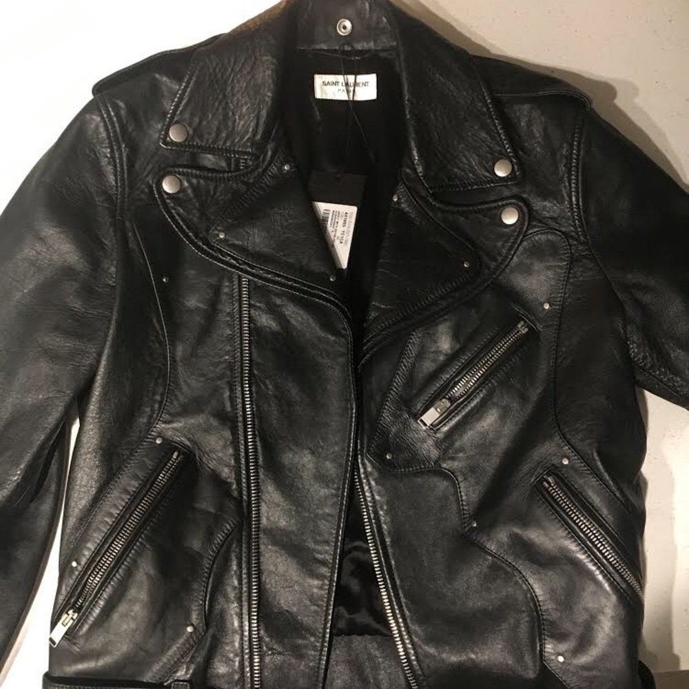 SAINT LAURENT PARIS LEATHER JACKET