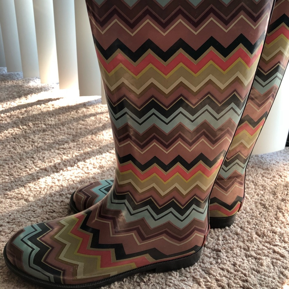 Missoni Multi Color Rainboots