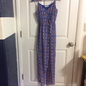 Patterned maxi dress