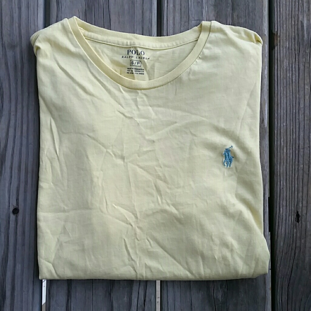 Polo Ralph Lauren yellow short sleeve tshirt