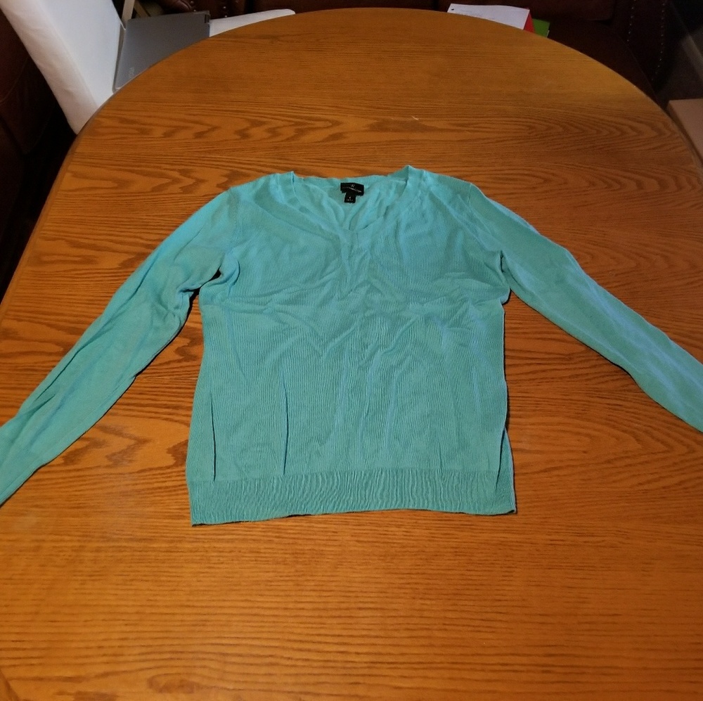 Teal sweater
