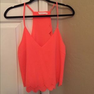 Coral Crop Top by Lush