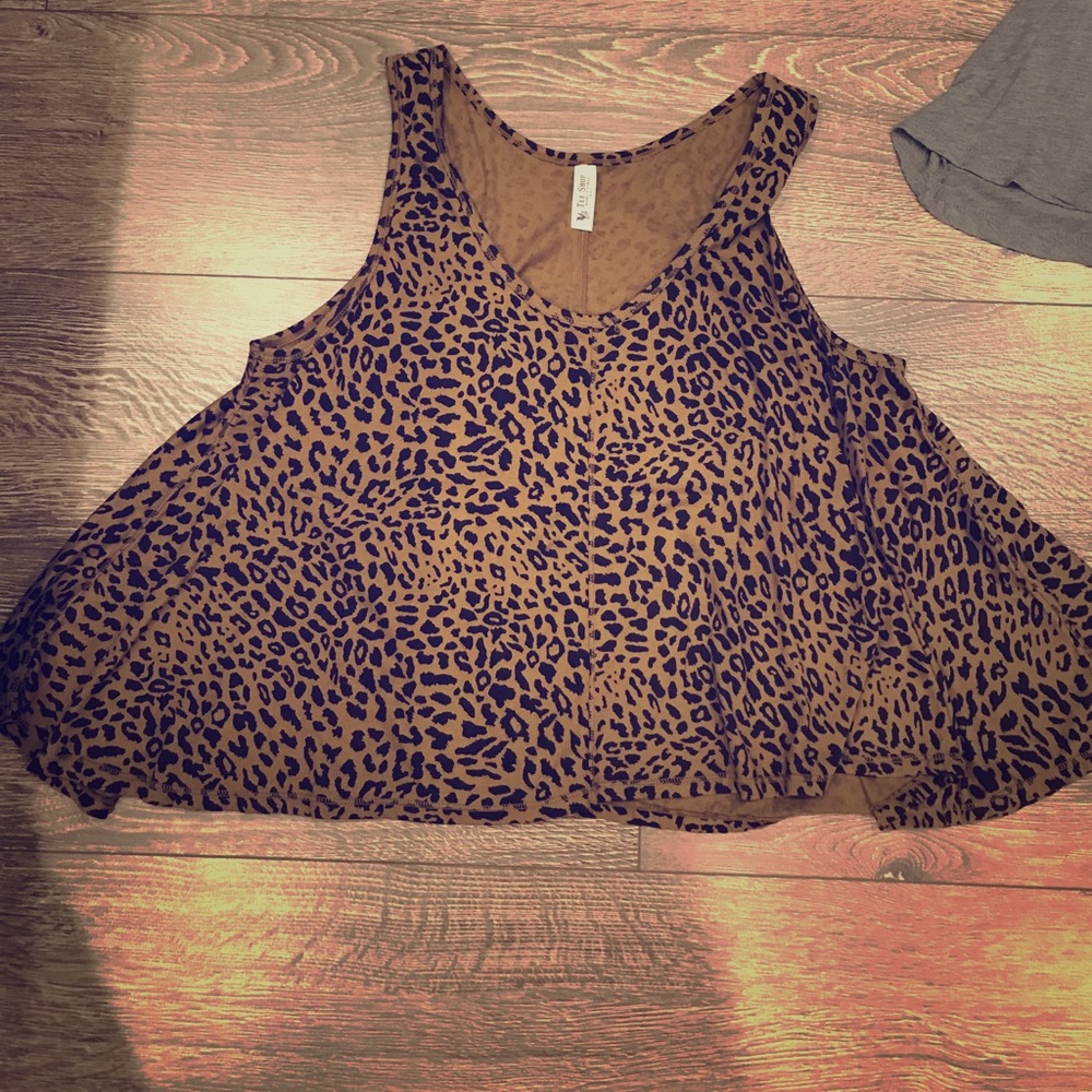 Animal print top