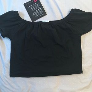 Reb dolls black cropped top