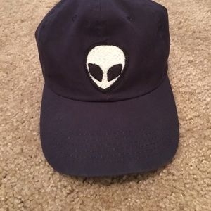 Brandy Melville Navy Blue Alien Hat Brandy Melville Navy Blue Alien Hat