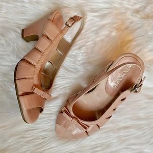 [Aerosoles] Blush Pink Open Toe Heels