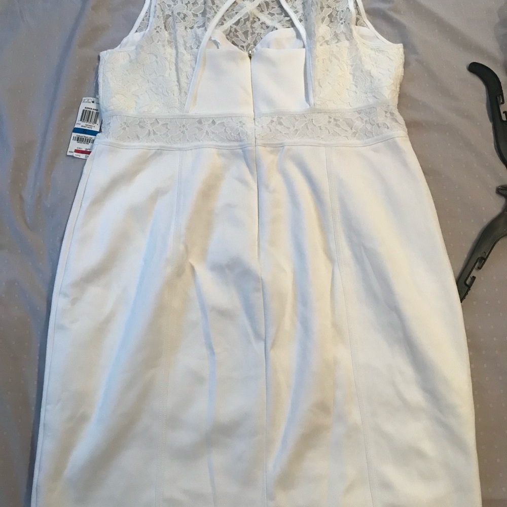 White lace dress