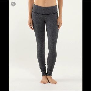 Lululemon Wunder Under Grey Pants