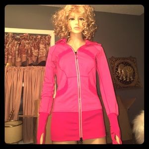Lululemon Jacket Size 2 beautiful Pink worn ONCE