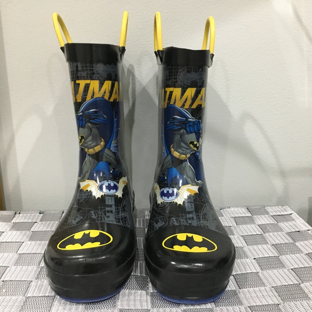 Western Chief BATMAN rain boots toddler boys 11/12